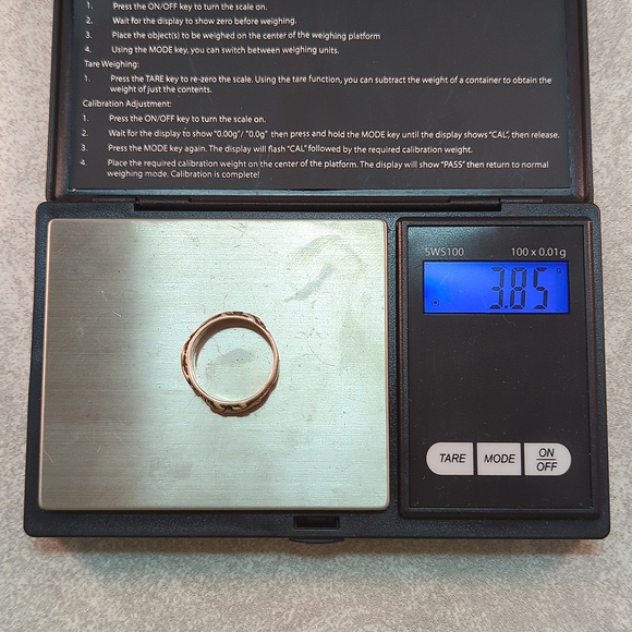 Vintage Native American Lizard Sterling Silver Band Ring Size 7.5 Stamped - Picture 6 of 6